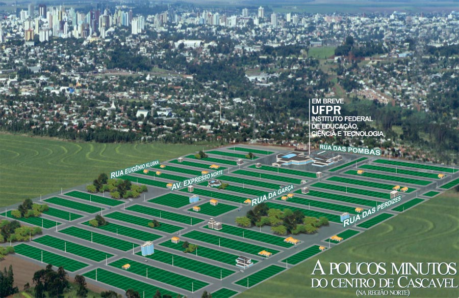 Maquete do Loteamento Florais do Paran�